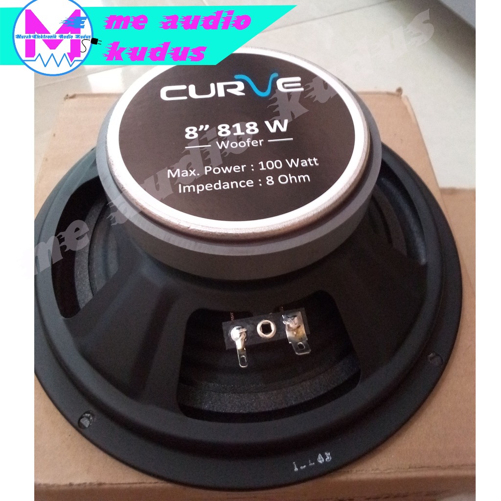 SPEAKER CURVE 8" INCH 818 ( WOFER )