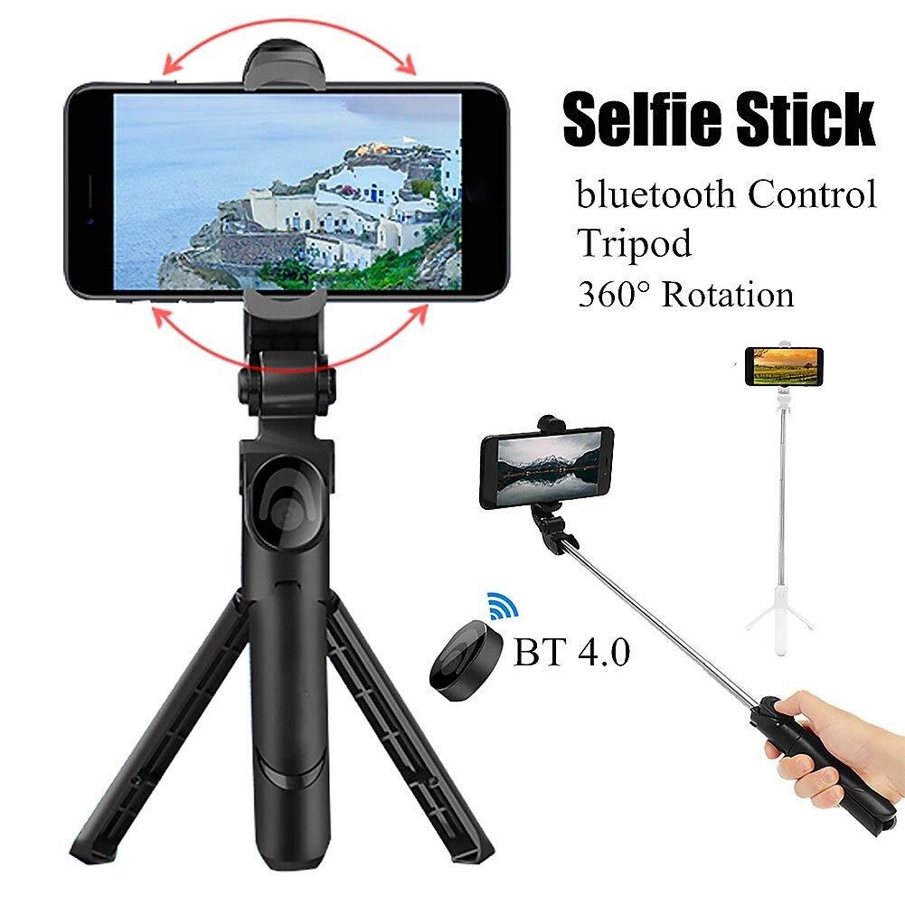 Tripod Selfie Stick XT-09 Tripod Bluetooth Remote Tongsis Bluetooth XT09 Remote