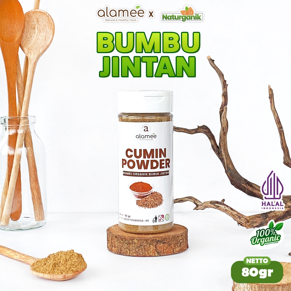 

ALAMEE Jintan bubuk Seasoning Cumin Powder Bumbu Dapur Jinten Caraway Seasoning Tabur Naturganik