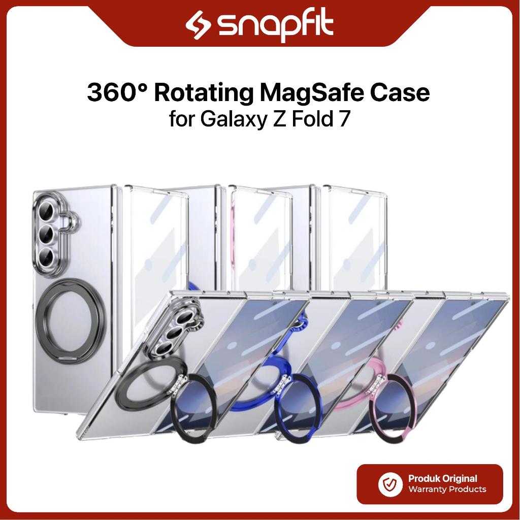 Case Samsung Galaxy Z Fold 7 Fold7 SNAPFIT 360°Rotating Magsafe  Magnetic Holder Phone Case