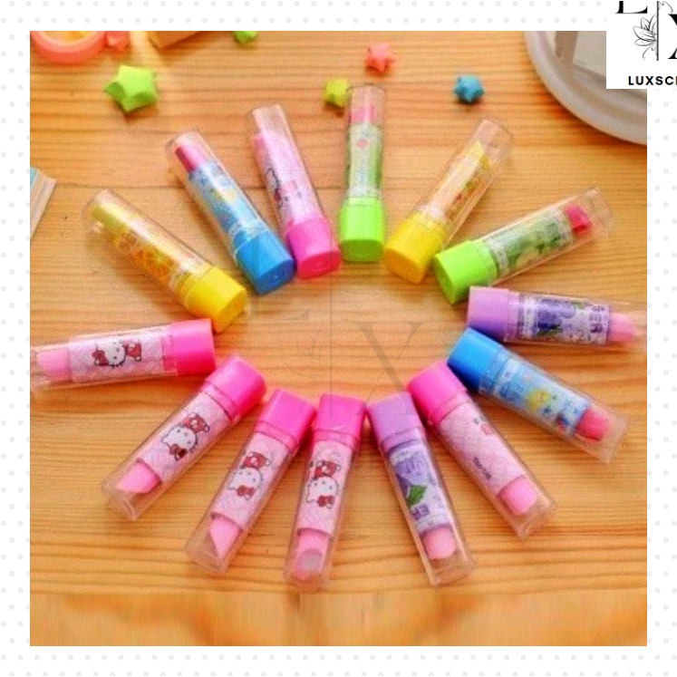 

PENGHAPUS PENSIL MODEL LIPSTIK / STICK LIPSTIK LUCU