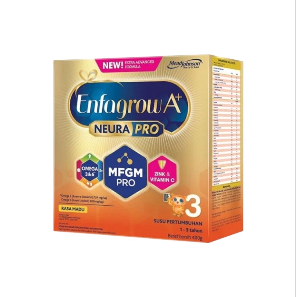

Enfagrow 3 madu 400gr,800gr