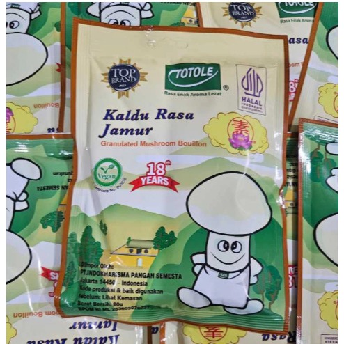 

Totole Kaldu Rasa Jamur 400 gram (halal) vegetarian / TOTOLE KALDU JAMUR / KALDU VEGETARIAN TOTOLE JAMUR