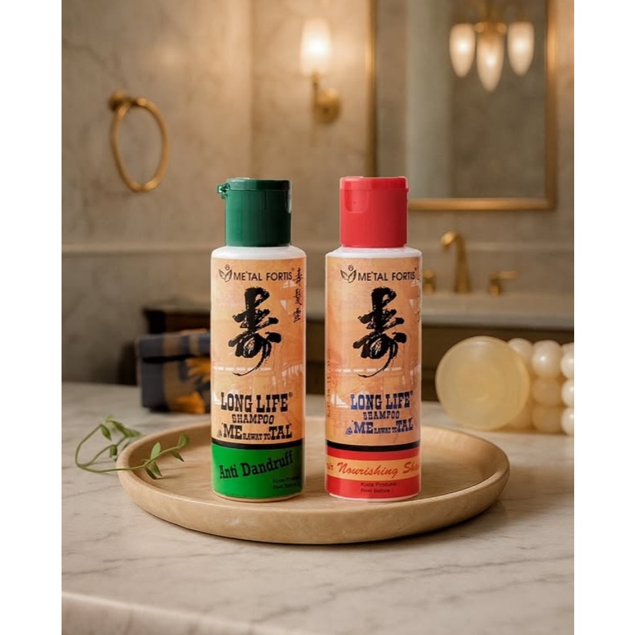 Metal Fortis Shampoo Penyubur Rambut - Longlife Shampo Pemanjang Rambut - Shampo Metal
