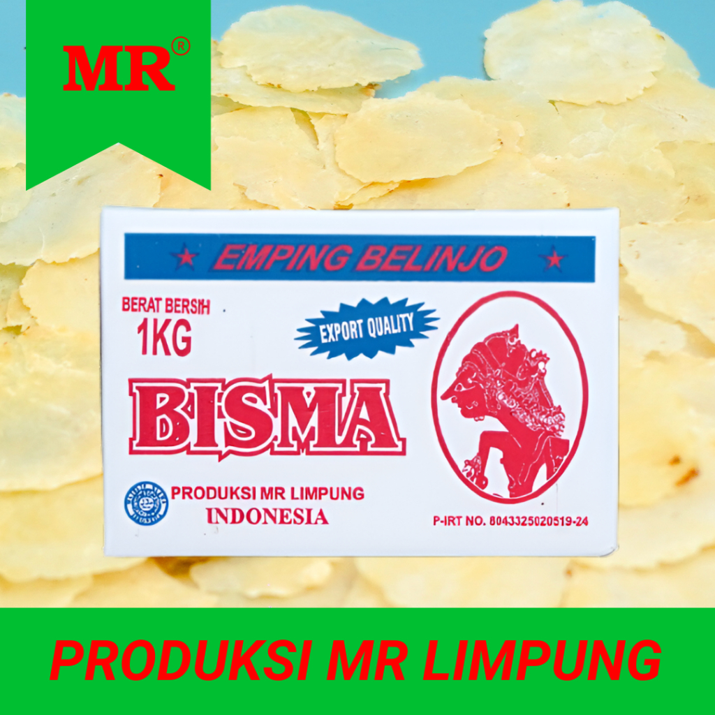 

Cemilan Emping Melinjo 1KG Merek Bisma / Kualitas Super Premium