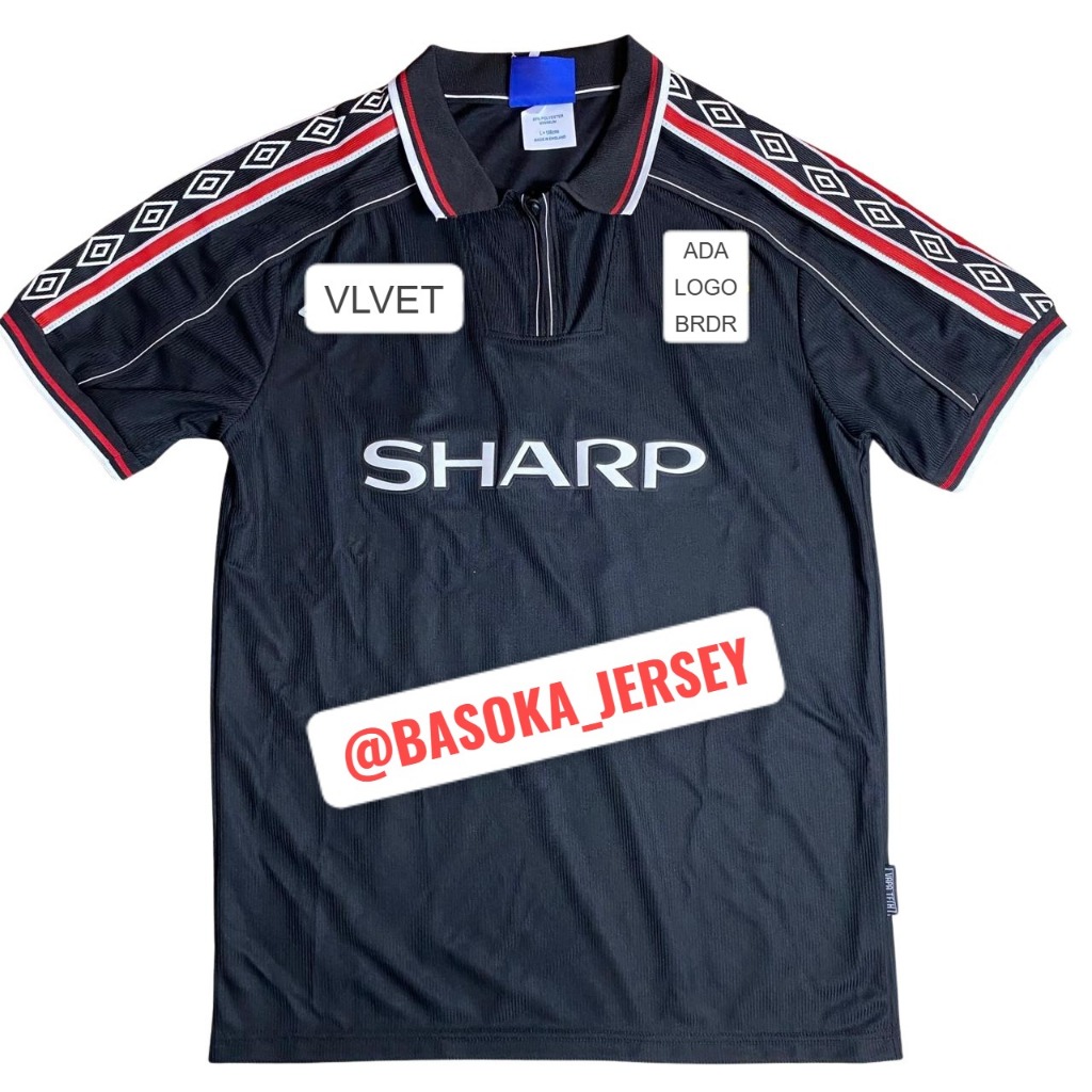 RETRO - JERSEY MU HOME 1998 1999 BLACKEDITION HITAM