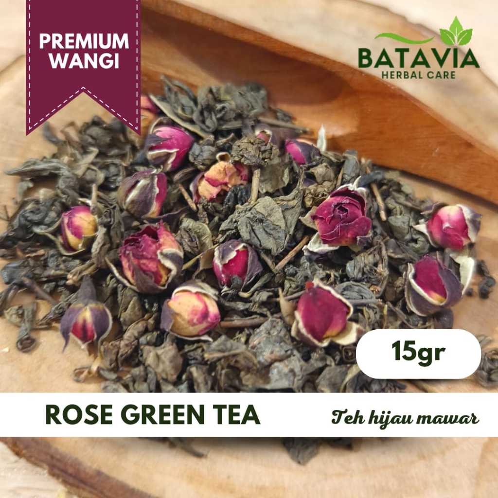 

Green Tea Rose Teh Hijau Mawar Wangi Teh Bunga Premium Herbs Time