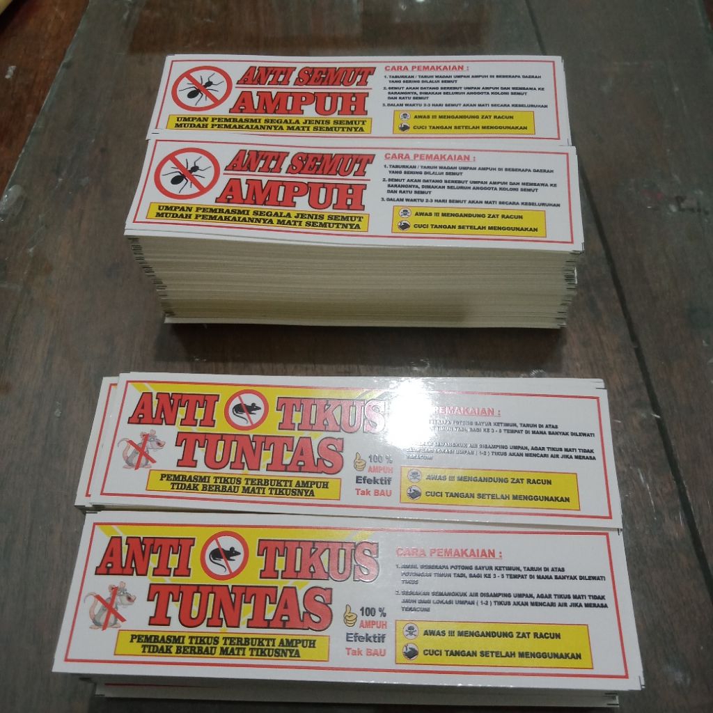 

Cetak stiker bontak plus potong kotak