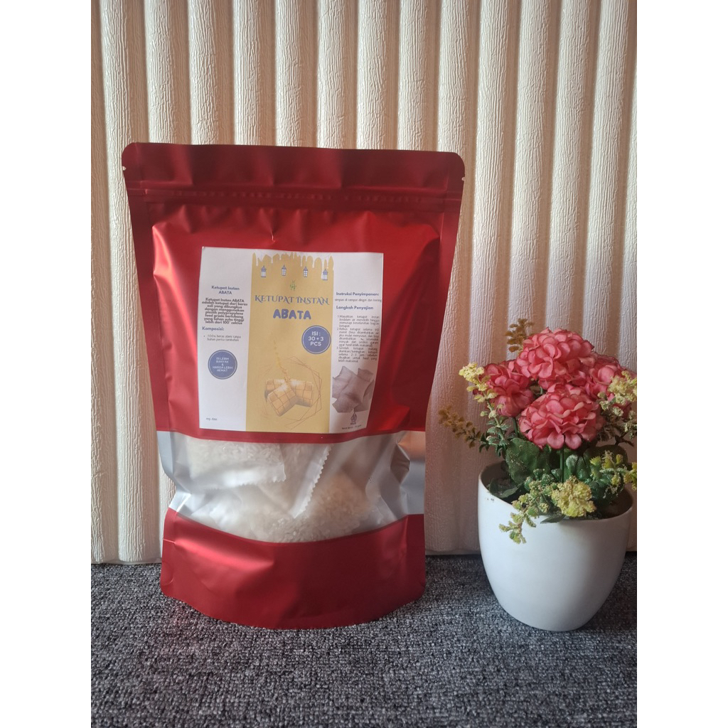 

Ketupat Instan Mini Abata / Lontong Instan Mini Abata isi 30+3 pcs