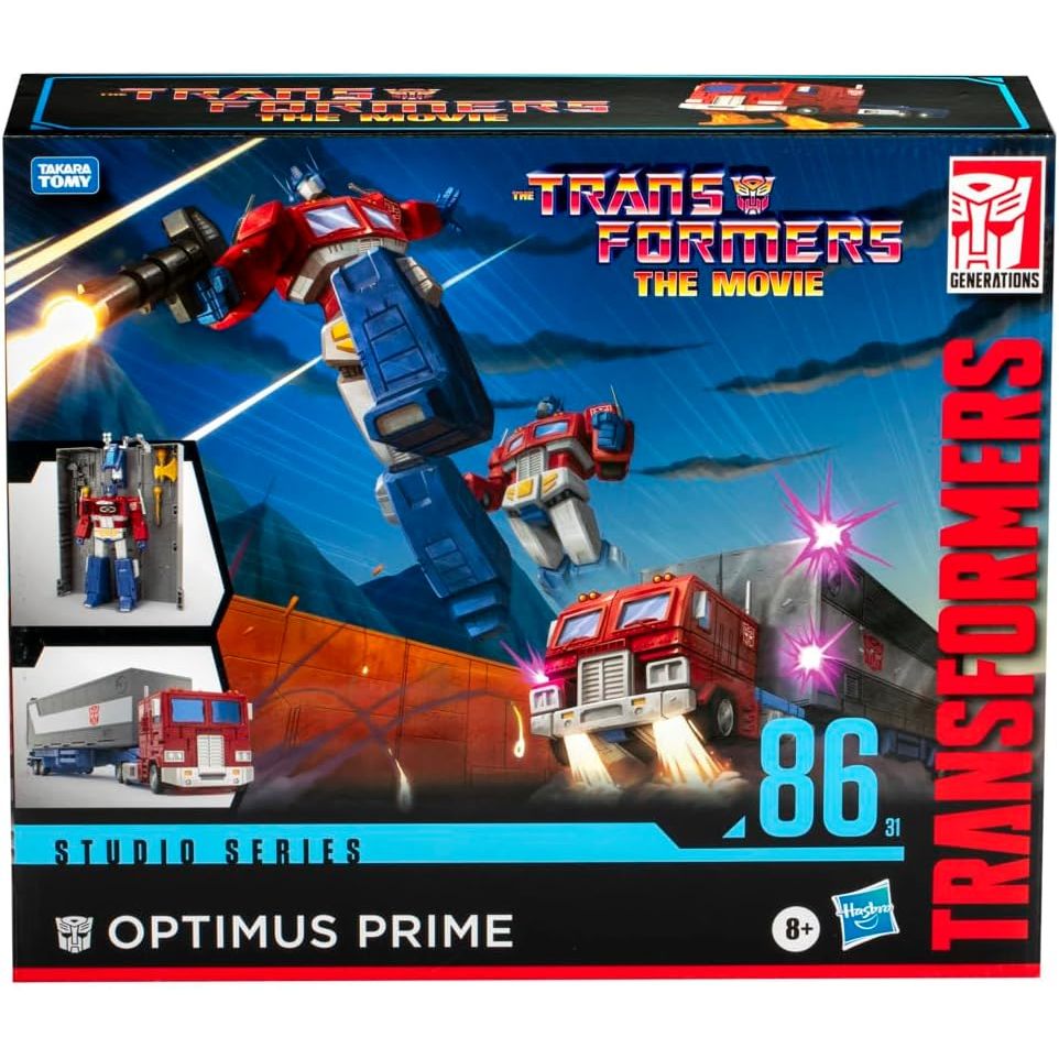 TRANSFORMERS TOYS STUDIO SERIES COMMANDER CLASS THE MOVIE 86-31 OPTIMUS PRIME SPIELZEUG, 17,8 CM,