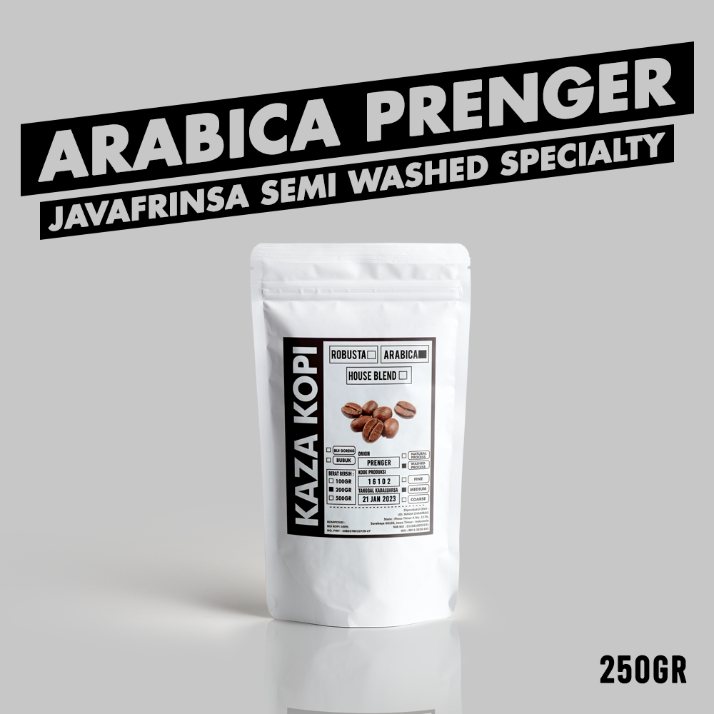 

Kopi Arabica Pranger Semi Washed Prosess
