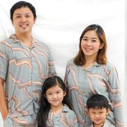 salsabila_cloting Set Couple Family // Pajamas Couple Keluarga Rayon premium viral piyama trendy