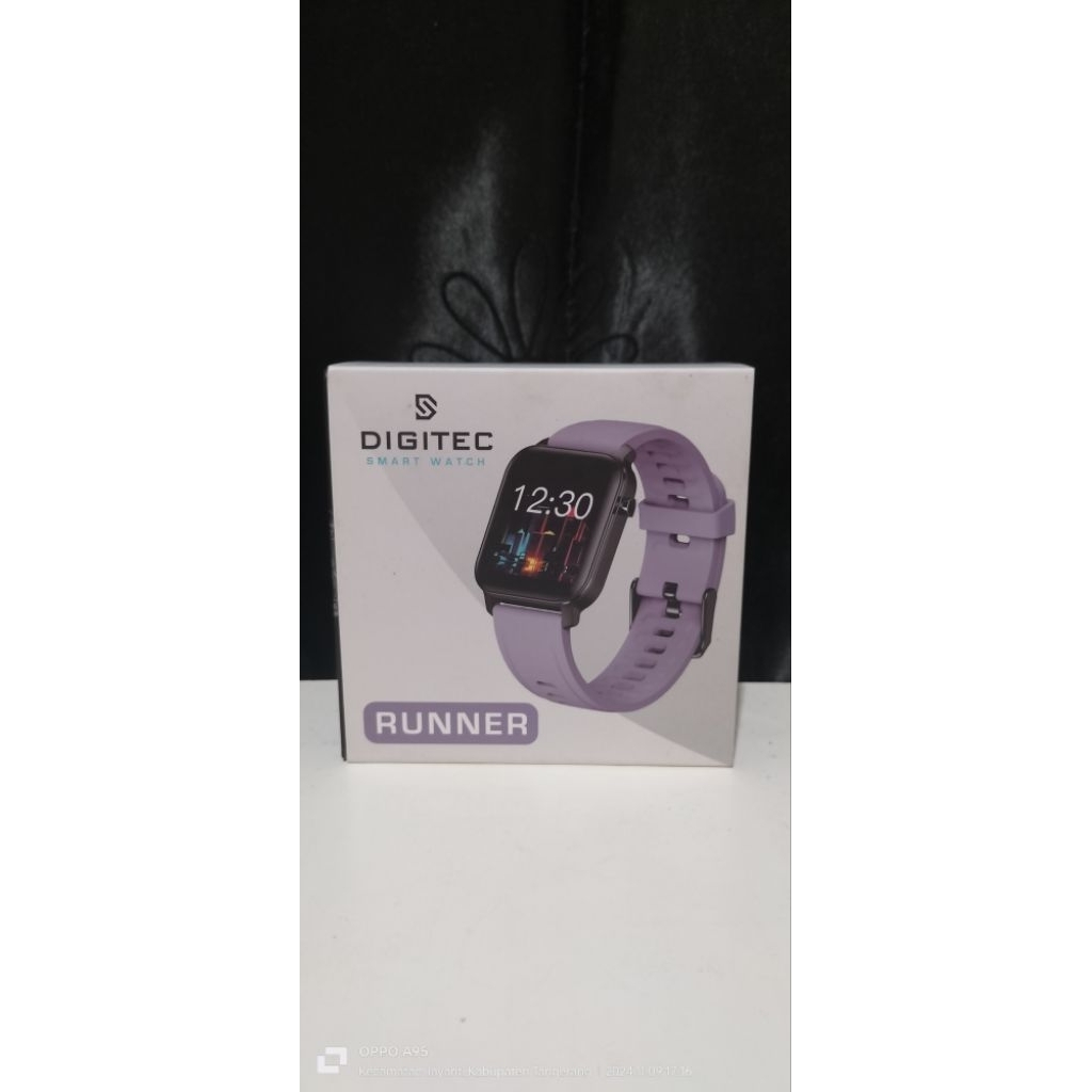 Jam Tangan Original Smartwatch Digitec Runner Ungu