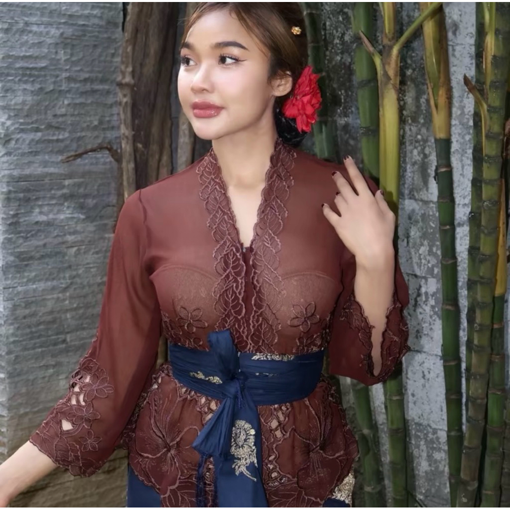 WKB || Kebaya jadi bordir motif pucuk || Kebaya bordir tangan lonceng || Kebaya bali terbaru || Keba