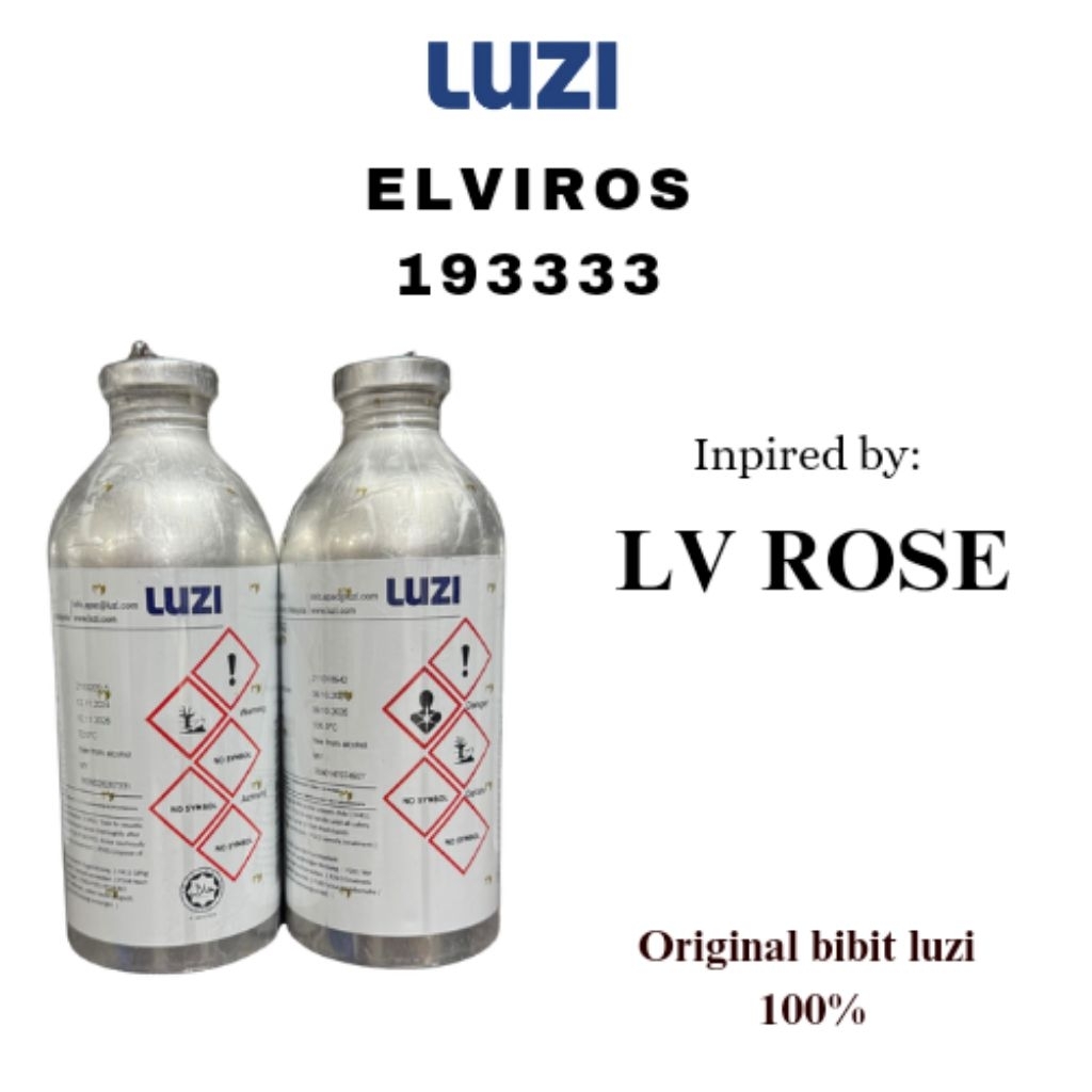BIBIT ELVIROS LUZI | INSPIRED BY LV ROSE | BIBIT LUZI 100ML REPACK