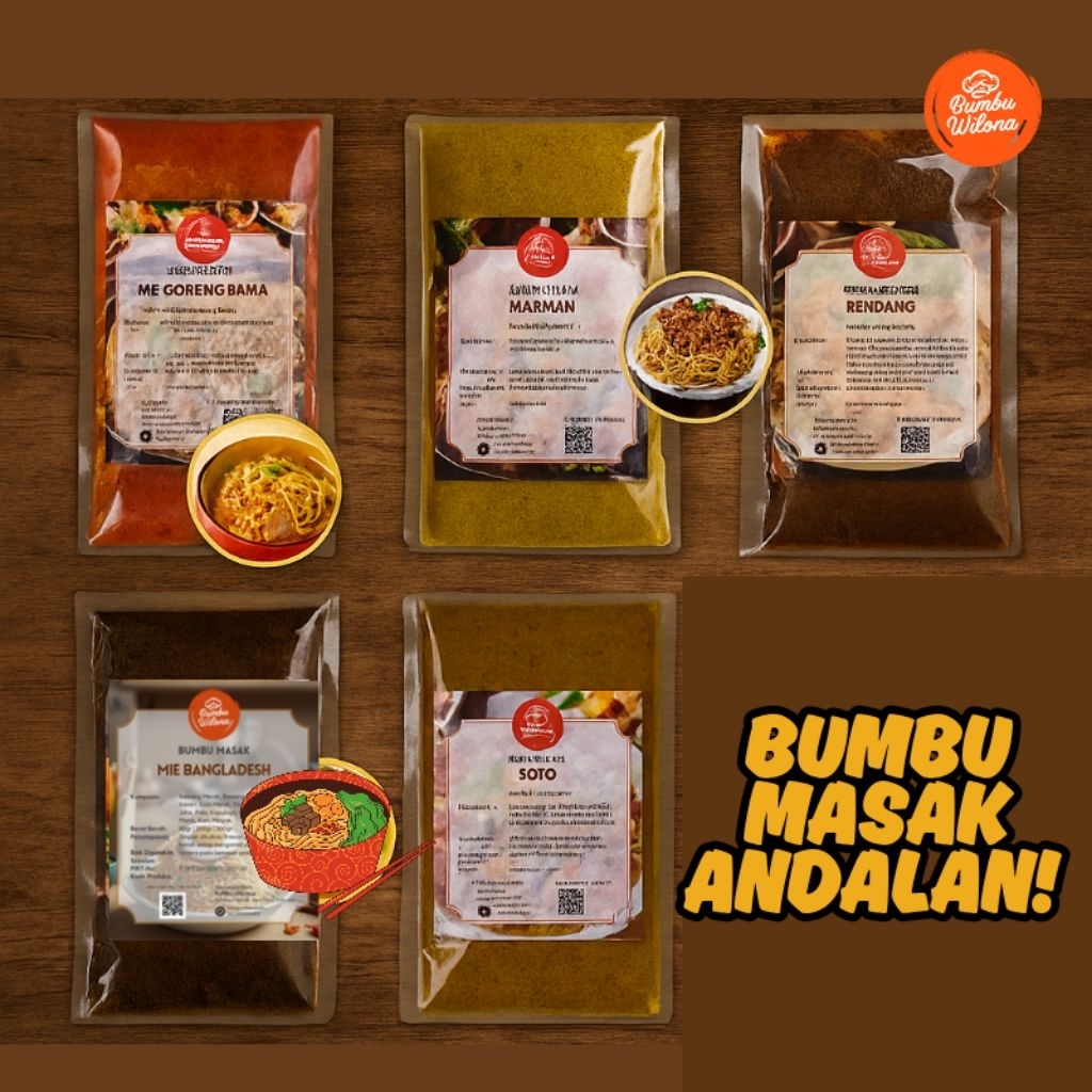 

[REFILL] BUMBU MASAK PRAKTIS BY BUMBU WILONA 80gr