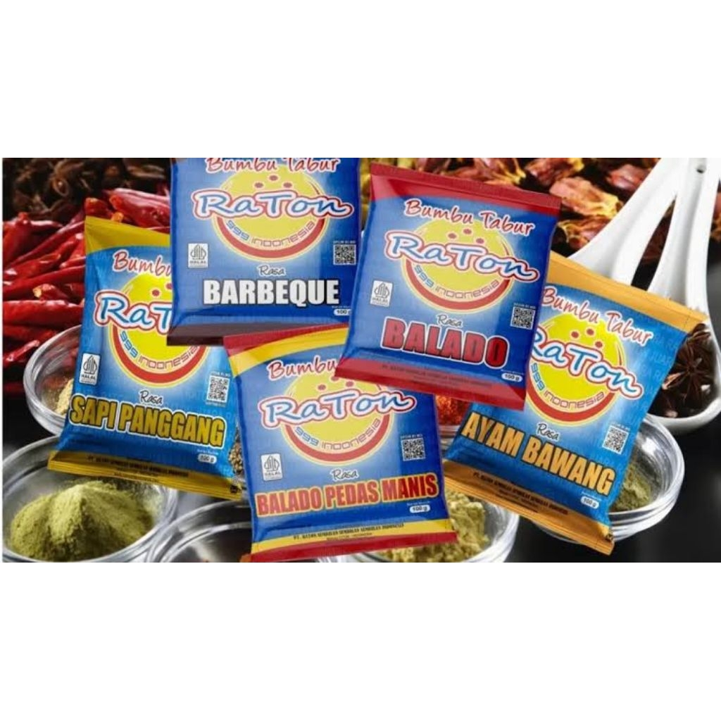 

raton bumbu tabur balado 100 gr