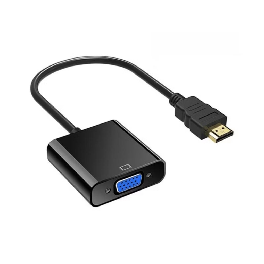 Kabel HDMI TO VGA Adapter / Kabel HDMI Laptop Ke Proyektor