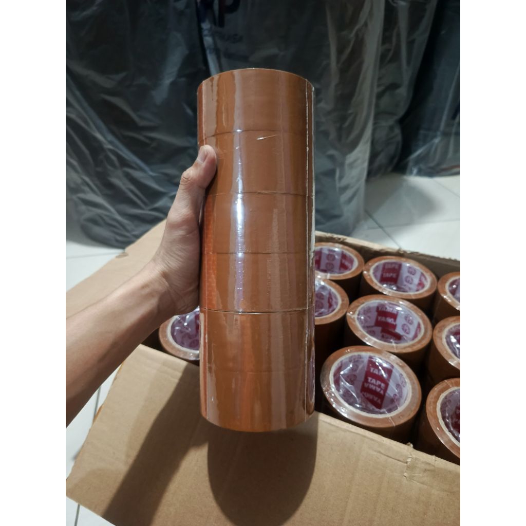 

1 slop isi 6 pcs/Lakban coklat 48 x 90 yard Yama tape