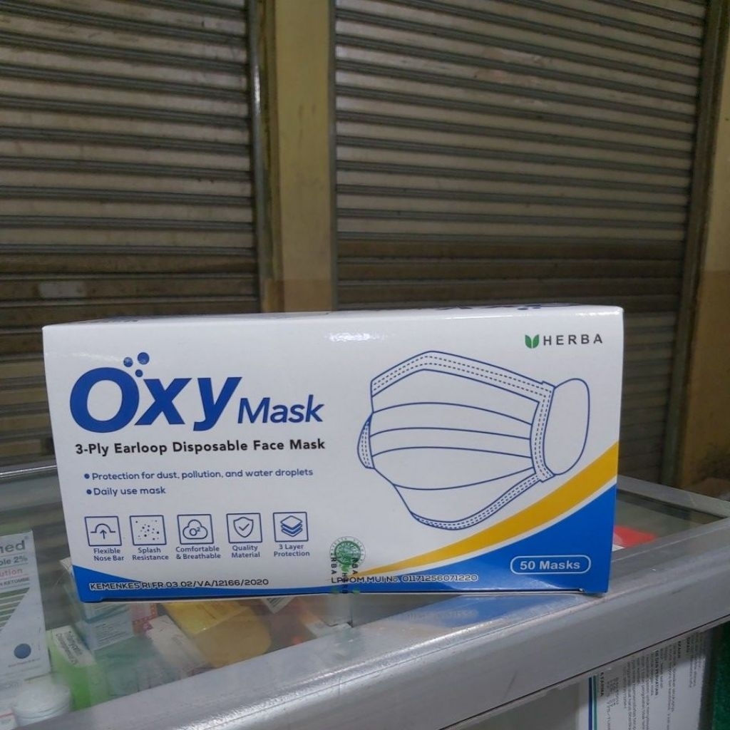 Masker OXY 3-Ply Earlop