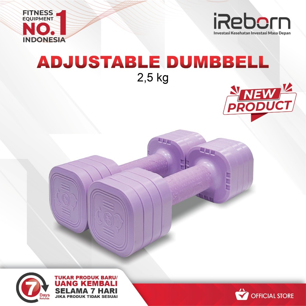 iReborn Adjustabel Dumbbell 2,5 kg (OFFICIAL STORE)