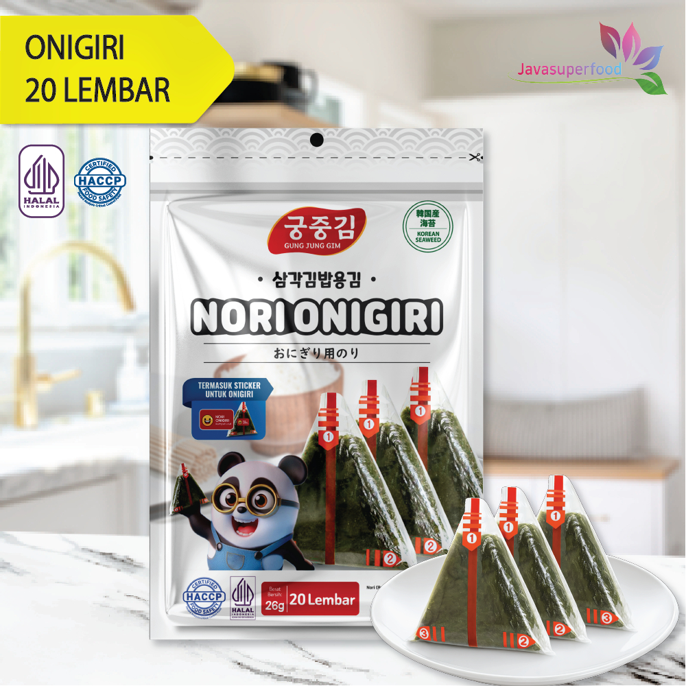 

(HALAL) Nori Onigiri | Nori Wrapper Khusus Bungkus Nori Triangle / Sushi Nori (10\20\50 Lembar)