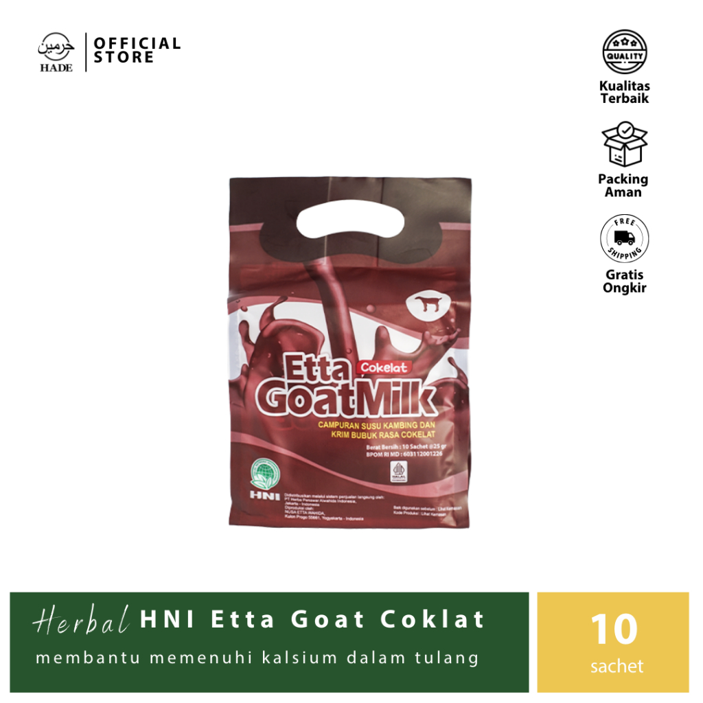 

HNI - Etta Goat Milk Coklat - Susu Kambing Ettawa