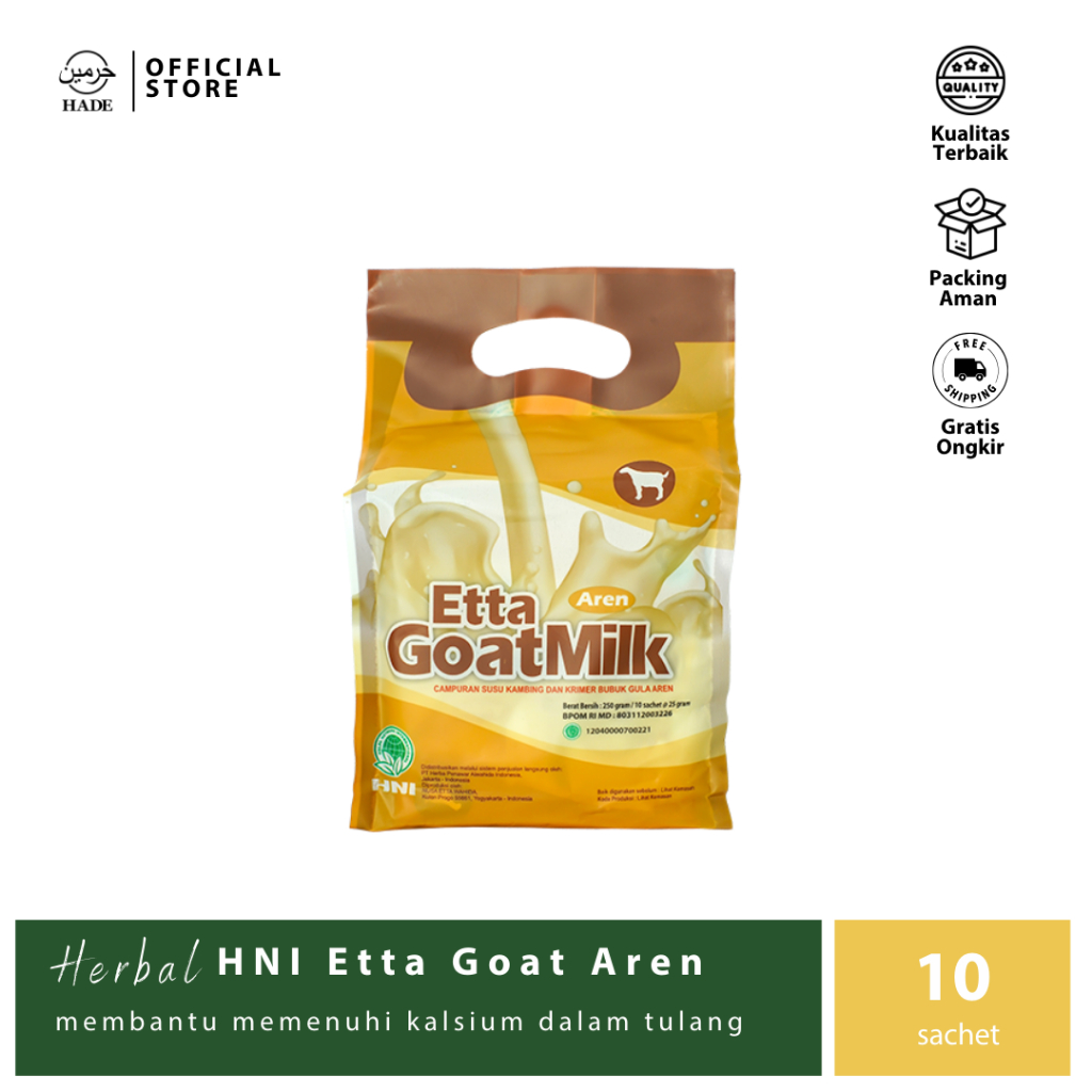 

HNI - Etta Goat Milk Aren - Susu Kambing Ettawa