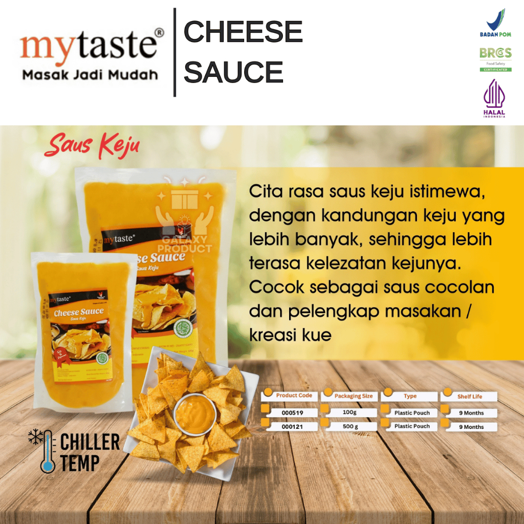 

MY TASTE CHEESE SAUCE - SAUS KEJU