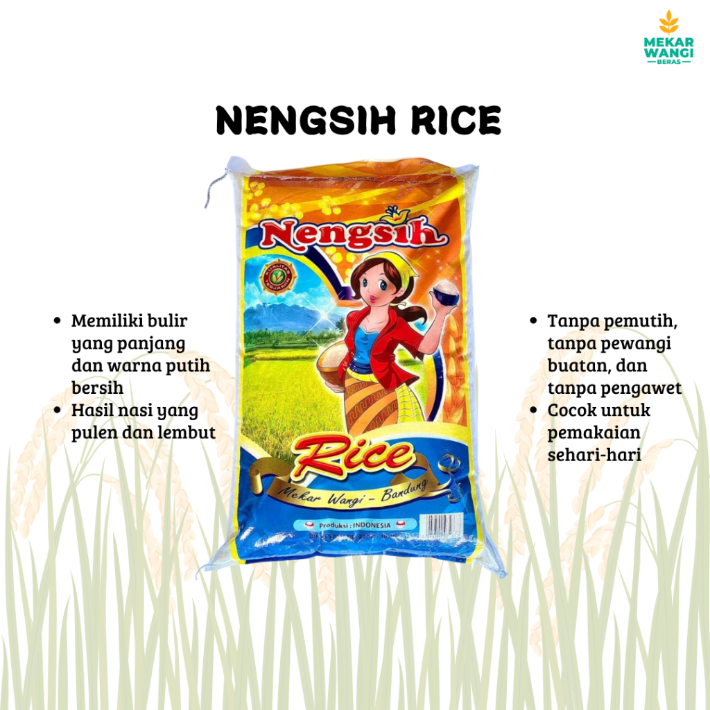 

BERAS PANDAN WANGI NENGSIH RICE 25kg