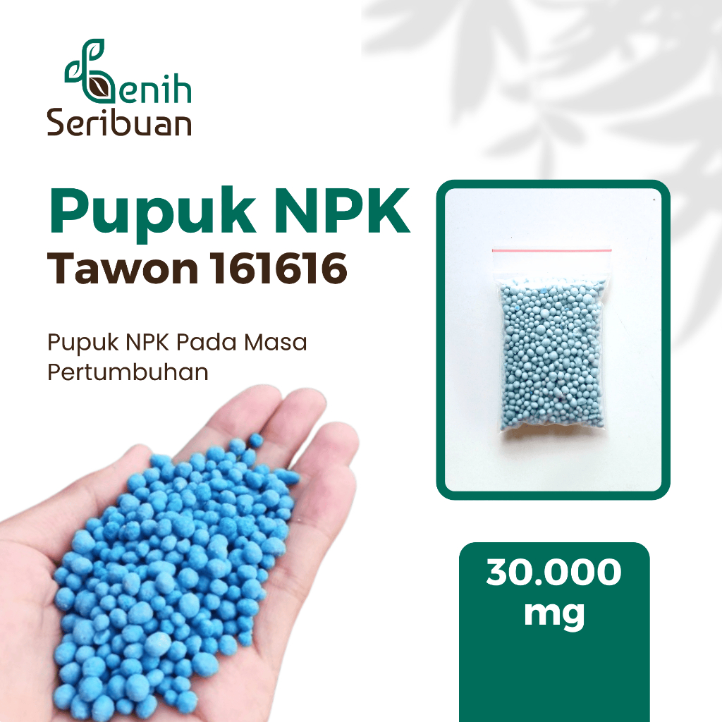 Benih Seribuan - Pupuk NPK 161616 Repack Cap Tawon