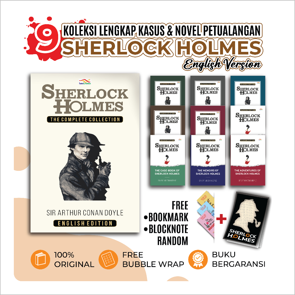 Sherlock Holmes Box Set versi Bahasa Inggris