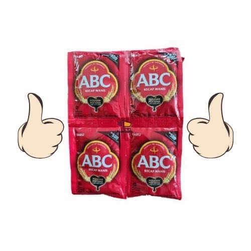 

Kecap manis ABC renteng/renceng