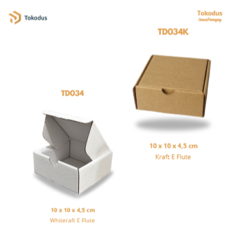 

Dus Hampers Mini | Dus Parfum | Dus Aksesoris Putih Polos Uk 10 x 10 x 4,5 cm - Tokodus Cimahi