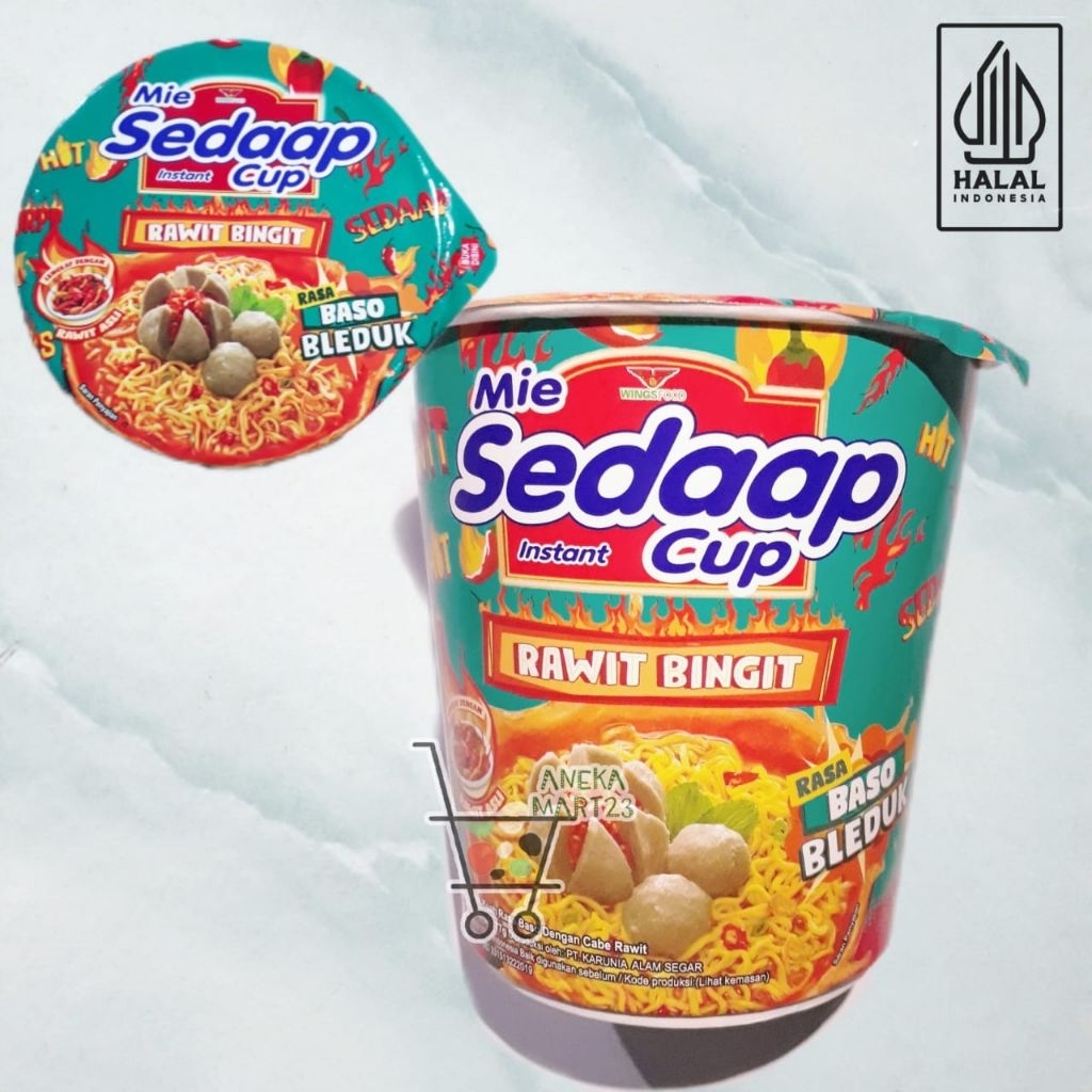 

MIE SEDAAP CUP RAWIT BINGIT▪BASO BLEDUG▪AYAM NAMPOL▪KARI MERCON