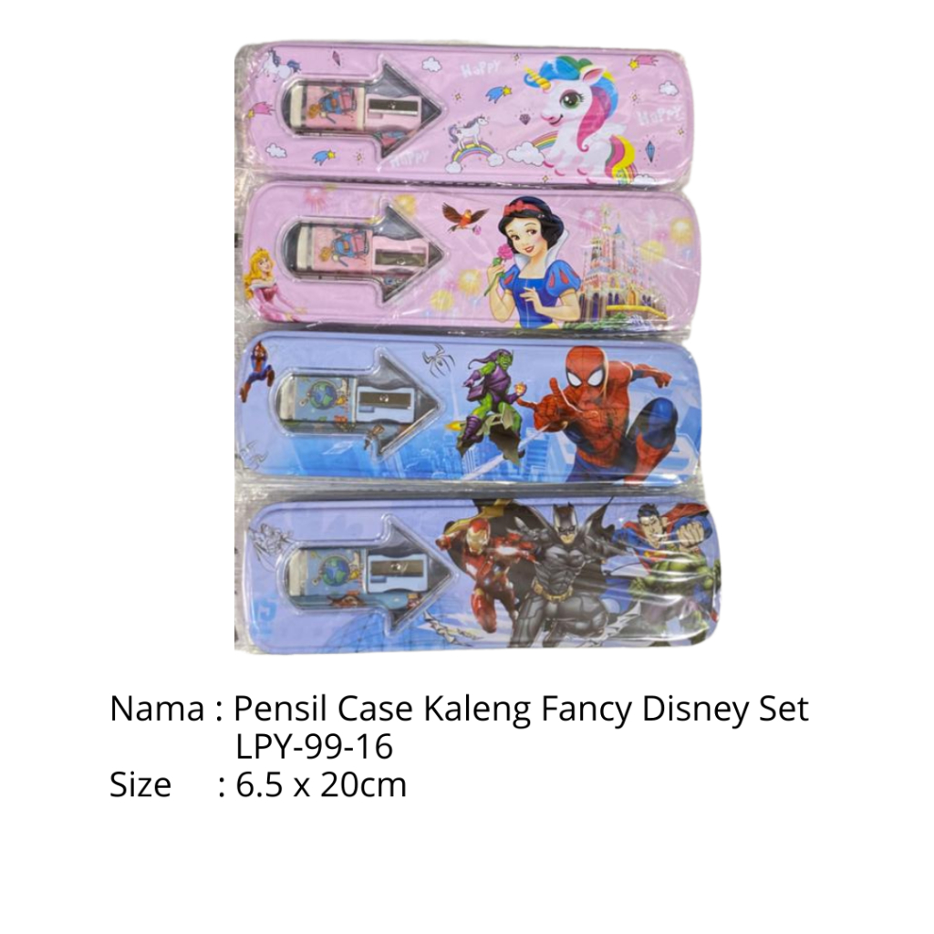 

Pensil Case Kaleng Fancy Disney Set LPY-99-16