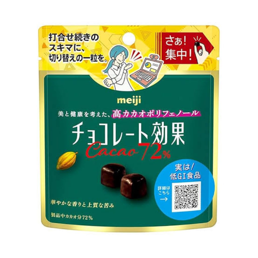 

MEIJI Cacao 72% for beauty and health coklat Original made in Japan