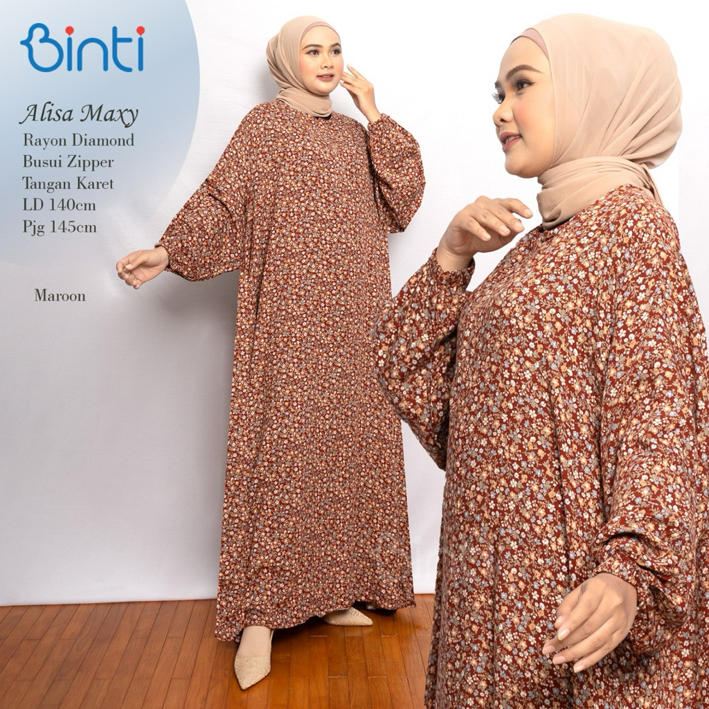 TERRY ALISA DRESS KATUN BIGSIZE LD 140 SUPER JUMBO GAMIS ABAYA OVERSIZE LD150 LD140 LD155 SUPER JUMB