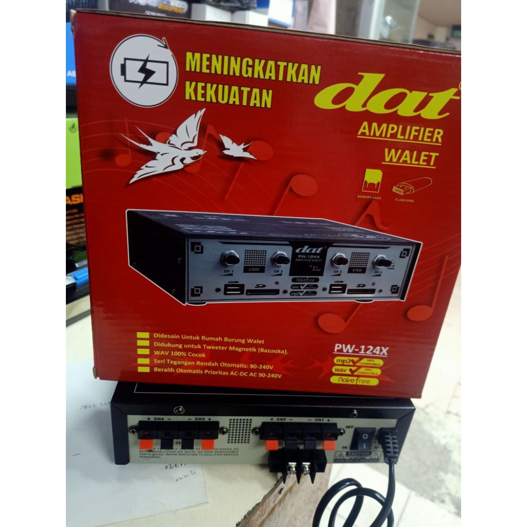 Ampli walet Dat 124X tape walet