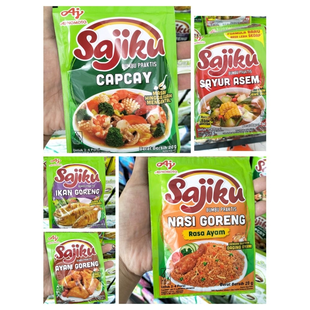 

1PCS - SAJIKU BUMBU PRAKTIS CAPCAY / SAYUR ASEM / NASI GORENG / IKAN GORENG / AYAM GORENG