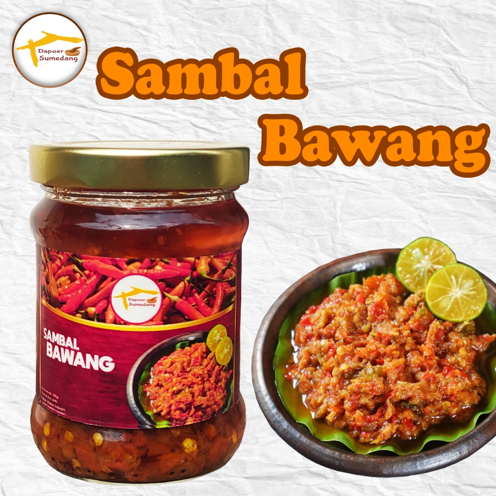 

SAMBAL BAWANG KEMASAN BOTOL KACA 180gr - by DAPOER SUMEDANG