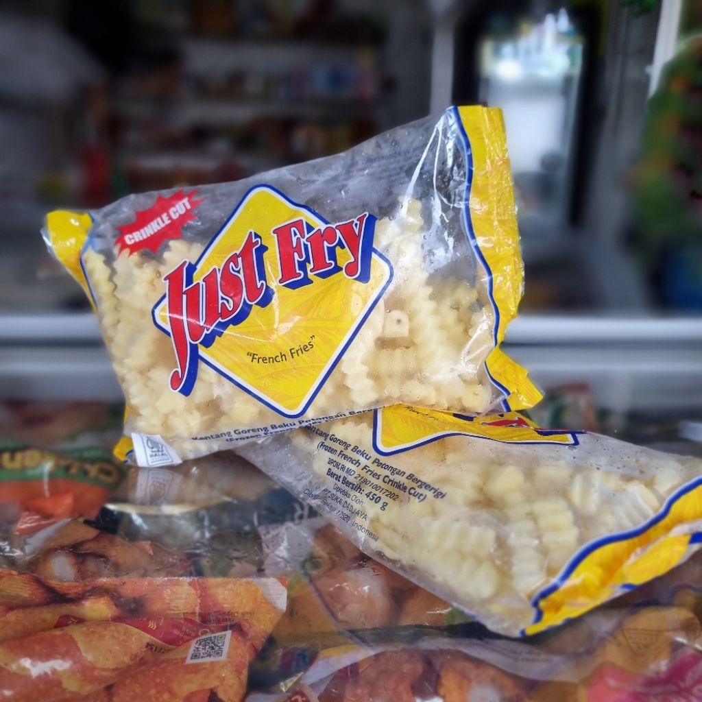

Just Fry French Fries Kentang Goreng Beku Crinkle Cut 450g