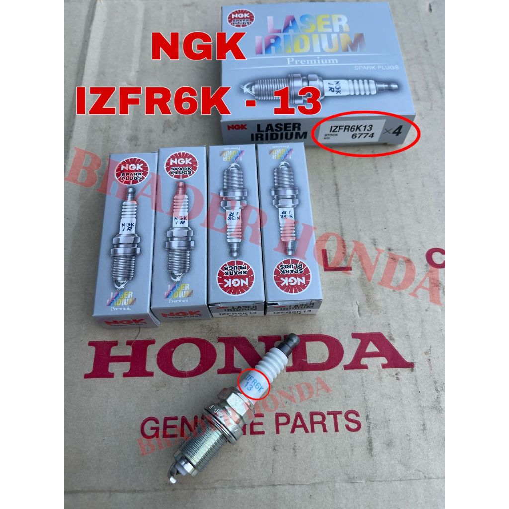 BUSI NGK LASER IRIDIUM IZFR6K13 JAZZ GE8 GK5 S RS CITY GM2 IVTEC GM6 MOBILIO BRIO SATYA BRV GEN 1 DG