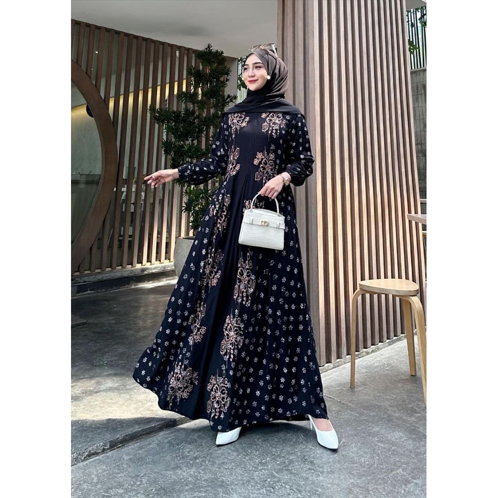 gamis twill aksara jawa • gamis twill pekalongan | GAMIS RAYON | gamis twill ory