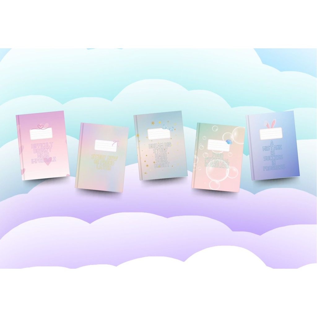 

Sampul buku tulis kecil A5 SID* - Gradasi Unicorn pattern