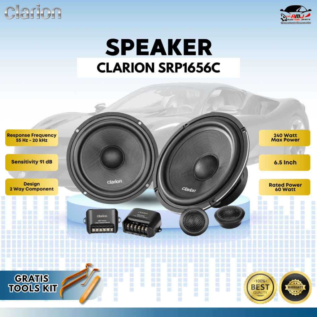 SPEAKER MOBIL / AUDIO MOBIL / SPEAKER 2 WAY COMPONENT / SPEAKER CLARION SPECIAL ALL TYPE MOBIL