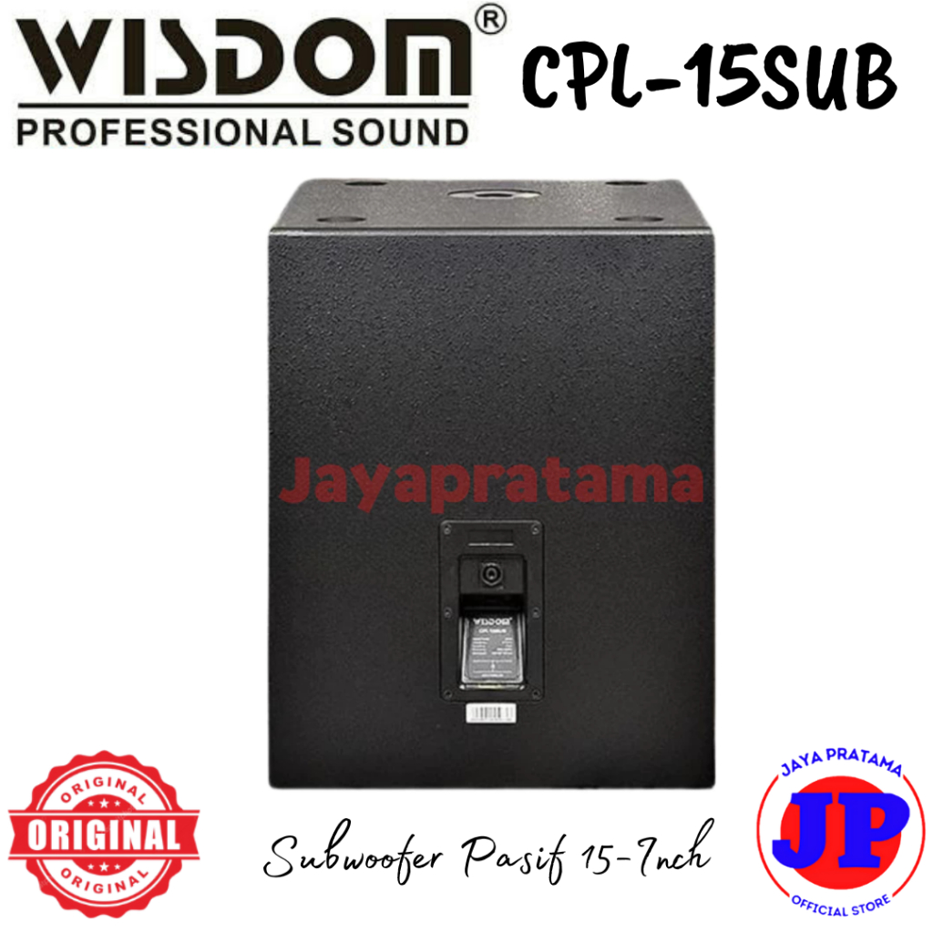 Subwoofer Wisdom CPL15SUB Subwoofer Pasif 15" Original Passive CPL-15SUB CPL 15 SUB