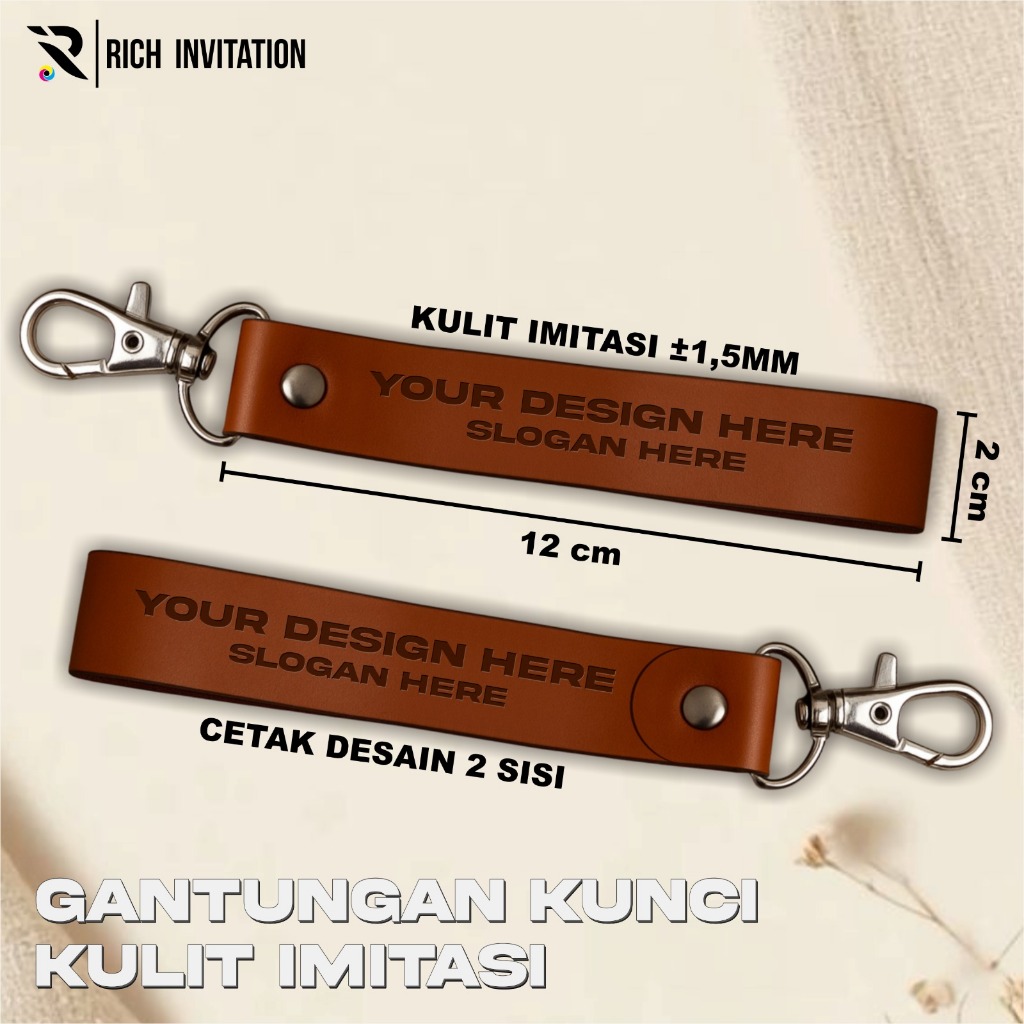 GANTUNGAN KUNCI CUSTOM NAMA - GANTUNGAN KUNCI MOTOR MOBIL BAHAN KULIT