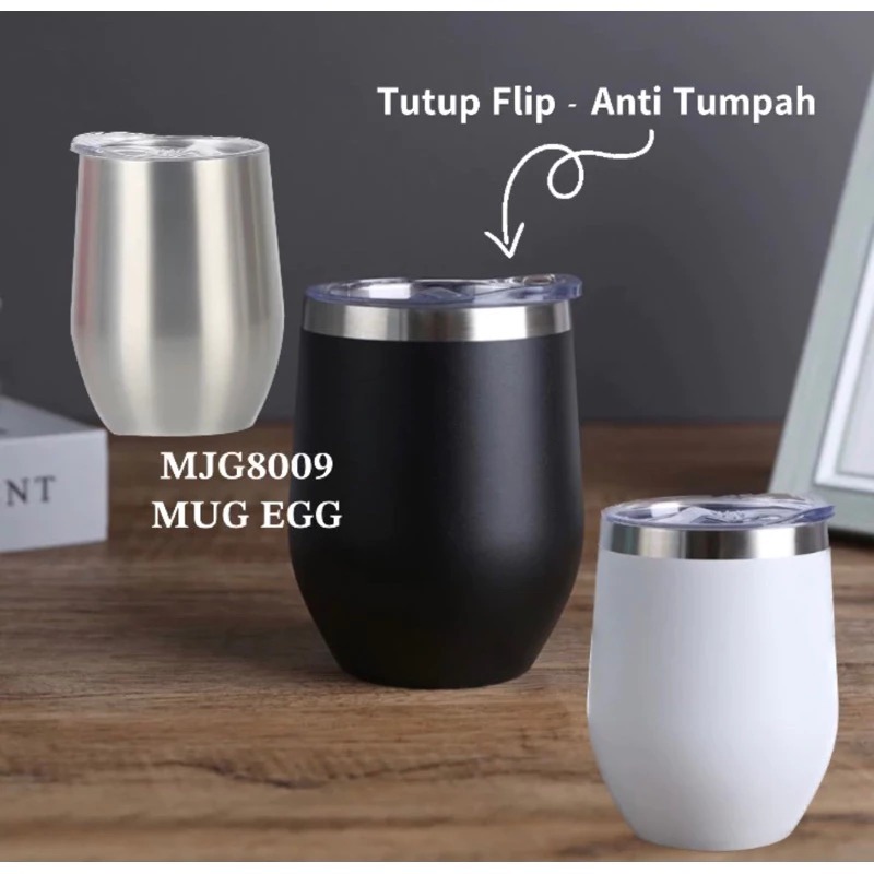 [FREE GIFT] MUG TUMBLER MODEL TELUR / EGG