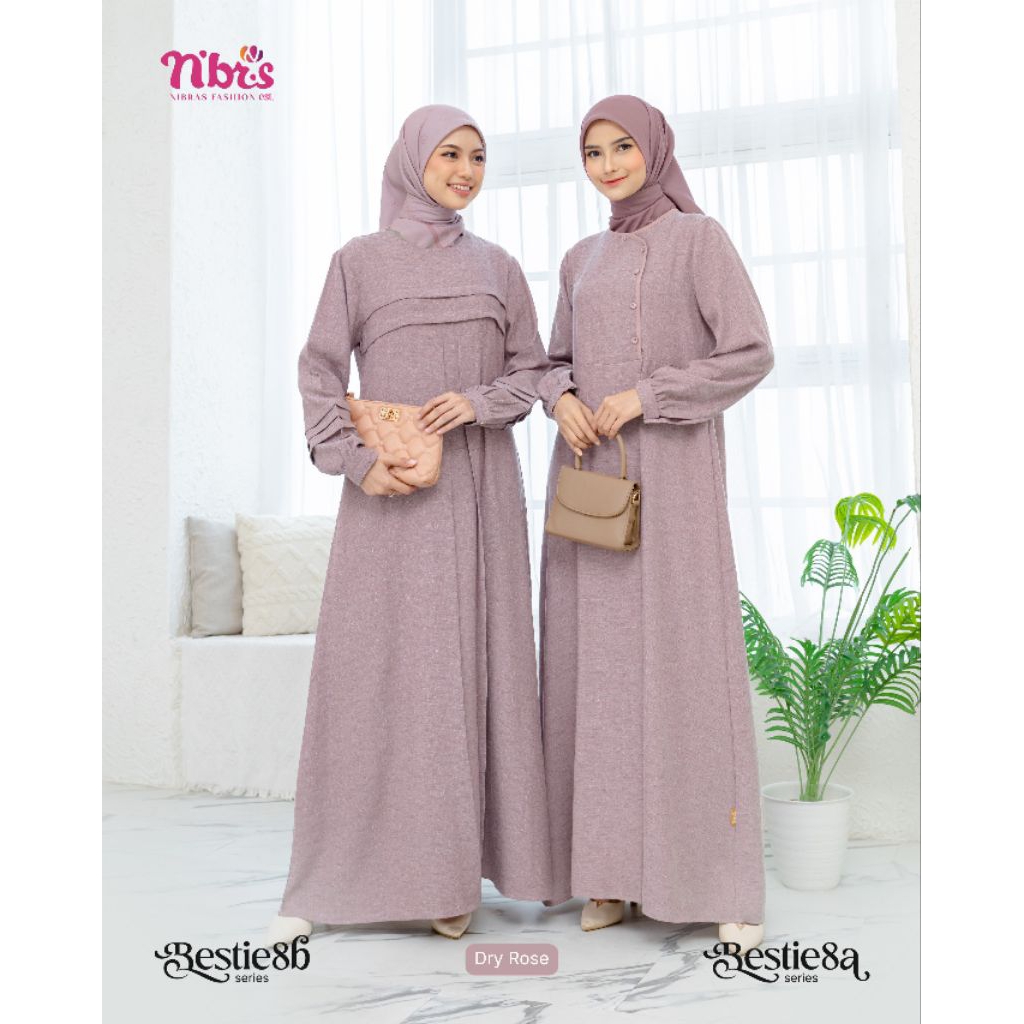 BESTIE SERIES 8A 8B BAHAN MICRA RAYON GAMIS TERBARU NIBRAS 2025